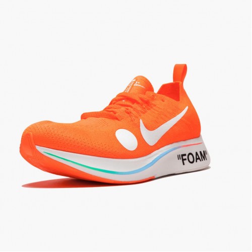 Nike Zoom Fly Mercurial Off White Total Orange AO2115 800 Pánské Běžné boty