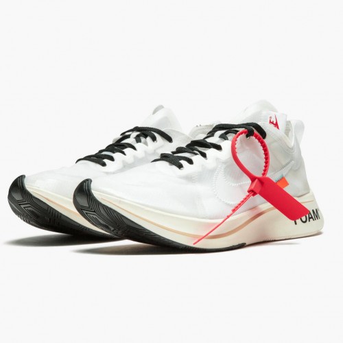 Nike Zoom Fly Off White AJ4588 100 Dámské a pánské Běžné boty
