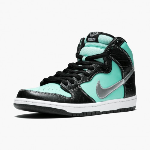 Nike Dunk SB High Diamond Supply Co Tiffany 653599 400 Dámské a pánské Běžné boty