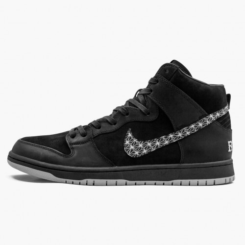 Nike SB Dunk High Černá Bar AH9613 002 Dámské a pánské Běžné boty