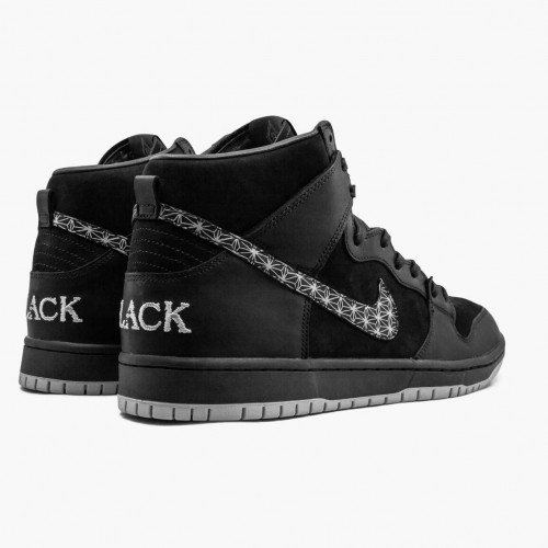 Nike SB Dunk High Černá Bar AH9613 002 Dámské a pánské Běžné boty