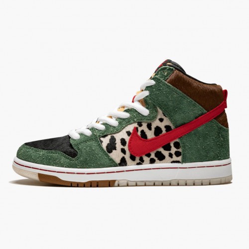 Nike SB Dunk High Dog Walker BQ6827 300 Dámské a pánské Běžné boty