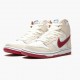 Nike SB Dunk High Sail Bright Crimson CV9499 100 Dámské a pánské Běžné boty