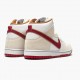 Nike SB Dunk High Sail Bright Crimson CV9499 100 Dámské a pánské Běžné boty