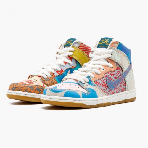 Nike SB Dunk High Thomas Campbell What the Dunk 918321 381 Dámské a pánské Běžné boty