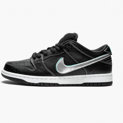 Nike SB Dunk Low Diamond Supply Co Černá Diamond BV1310 001 Dámské a pánské Běžné boty