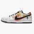 Nike SB Dunk Low Raygun Tie Dye White BQ6832 101 Dámské a pánské Běžné boty