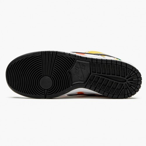 Nike SB Dunk Low Raygun Tie Dye White BQ6832 101 Dámské a pánské Běžné boty