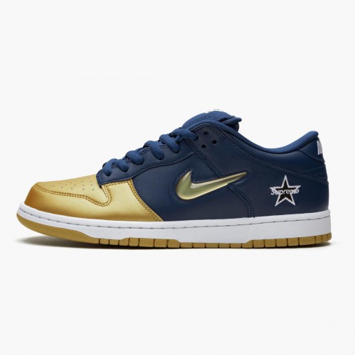 Nike SB Dunk Low Supreme Jewel Swoosh Gold CK3480 700 Pánské Běžné boty