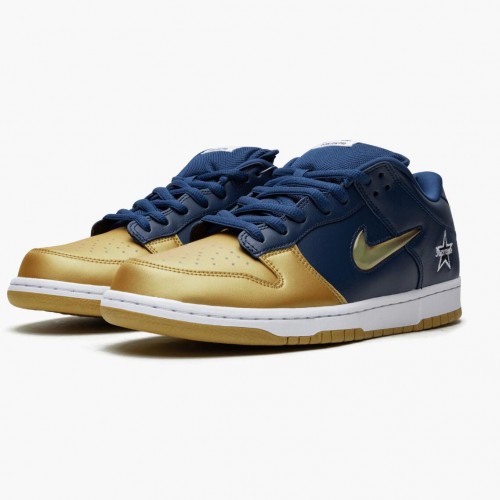 Nike SB Dunk Low Supreme Jewel Swoosh Gold CK3480 700 Pánské Běžné boty