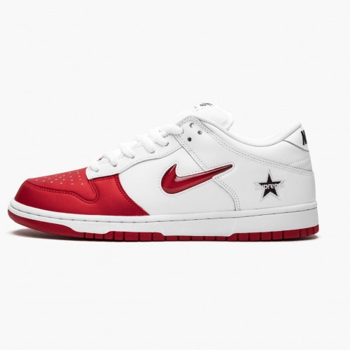 Nike SB Dunk Low Supreme Jewel Swoosh Red CK3480 600 Pánské Běžné boty