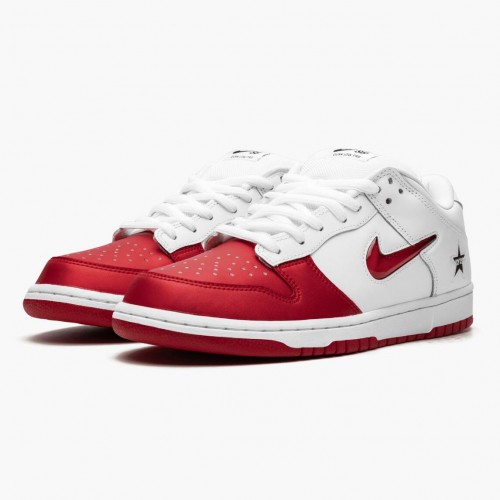 Nike SB Dunk Low Supreme Jewel Swoosh Red CK3480 600 Pánské Běžné boty