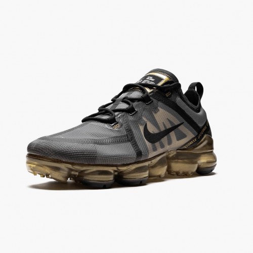 Nike Air VaporMax 2019 Černá Metallic Gold AR6631 002 Dámské a pánské Běžecké boty